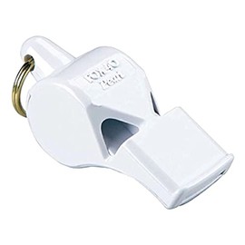 Fox 40 Pearl Whistle Referee-Coach Safety Alert Rescue Outdoor-White (4-Pack)