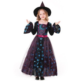 Seasons Girls Light Up Deluxe Moonlight Witch Costume (L(10-12))
