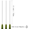 3 Pack 20ml Industrial Plastic Syringes with Blunt Luer Lock