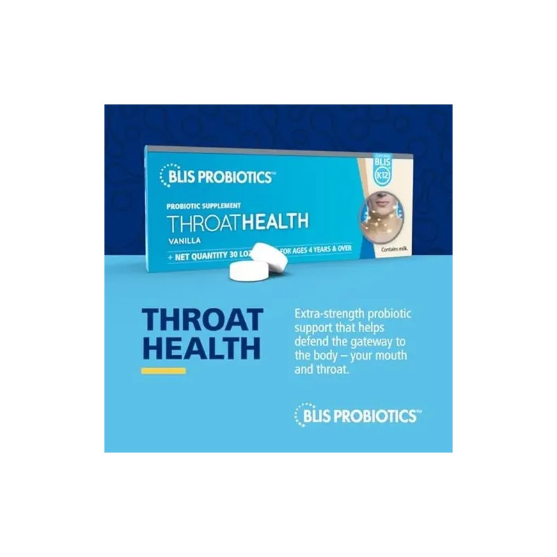 Blis Throathealth Oral Probiotic, Most Potent Blis K12 Formu