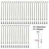 37 Pieces Spokes 290 mm spokes Silver Nirosta 2 mm