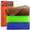 UJFQBH 3 Pieces African Bath Sponge African Net Long Net