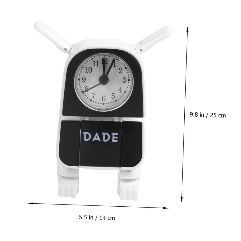 Mobestech Robot Dog Shaped Electronic Alarm Clock Multi-Functional Desk Clock