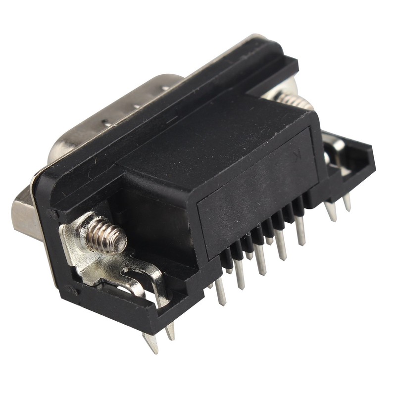 Futheda 10 Pcs RS232 DR9 9Pin Male Solder Connector Jack