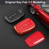 OLLEN TPU Key Fob Cover with Bling Ring, Fit for