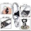 prendre PR-ZB213 Double Ring Key Ring, Key Ring, Carabiner Hook,