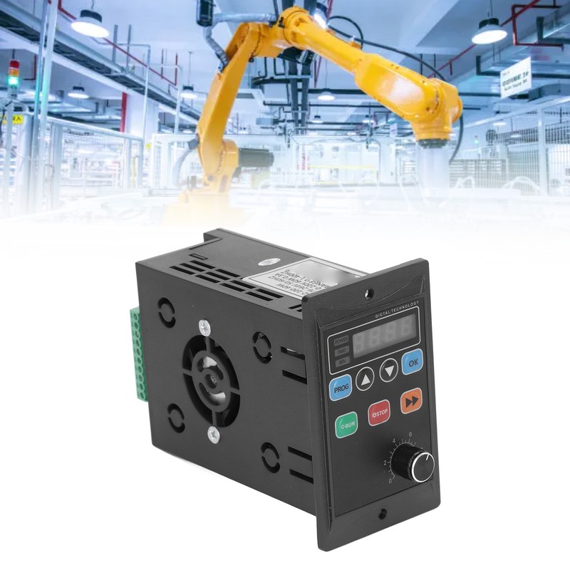 Variable Frequency Drive Controller Vector Control Inverter 60W 1PH 176‑264V