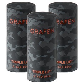Graphen Triple Lip Men's Lip Balm, Color Lip, 3 Pieces / 그라펜 트리플립 남성 립밤, 컬러립, 3개