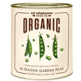 Eat Wholesome Food Co. Organic Italian Sweet Peas, 398 ml