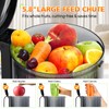 5.8" Juicer Machines, Masticating Juicer with 99% Juice Yield,Cold Press