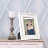 Lawrence Frames Marlow Elegant Picture Frame, 4x6, White
