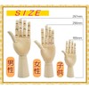 Wooden Drawing Hand Model Hand Mannequin Display with Reference Drawing