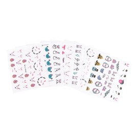 Mikinona 10 Sheets Easter Nail Decals Bunny Nail Stickers for Creative Manicure for Adults Easy Application for Festive Decor