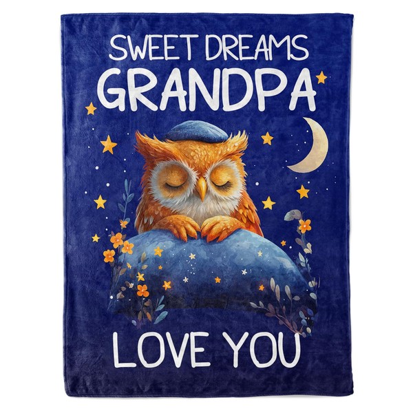 CadeauJoie Grandda Gifts, Flannel Blanket Grandda Birthday Gifts, Super Soft