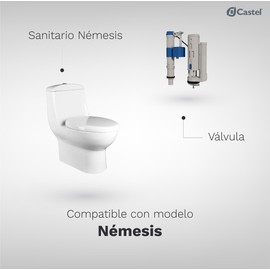Castel Válvula de descarga y admisión para WC Némesis