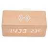 Clock Radios For Bedroom, Digital Alarm Clock with Wireless Charging