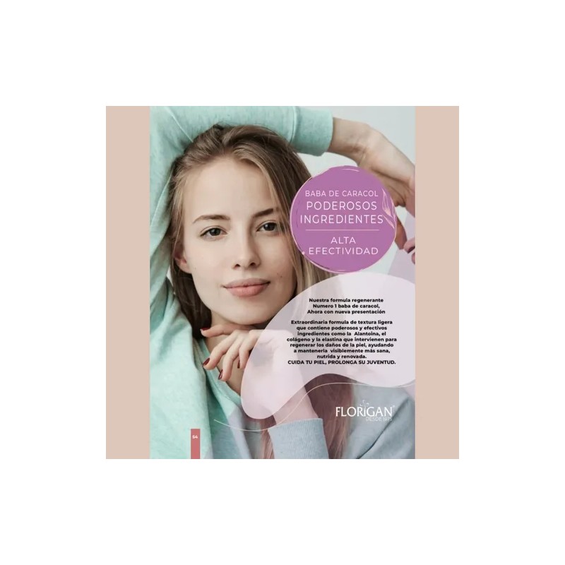 Crema Baba De Caracol 350grs. Florigan Normal A Grasa Danoche