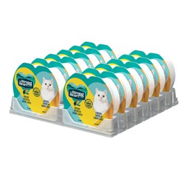 A Strong Heart Split Cup Wet Cat Food, Chicken Entree - 2.6 oz Split Cups, 20 Servings (Pack of 10), Made in The USA with Real Chicken