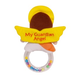 My Guardian Angel Plush Baby Rattle