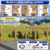 Muzata 45 90 Degree Cable Railing Angle Drill Guide Jig