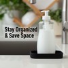 Zulay Small Silicone Sponge Holder (4.9x3.3”) – Space-Saving Sink Organizer