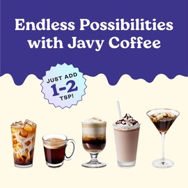 Javy Coffee Concentrate - Cold Brew Coffee, Perfect for Instant Iced Coffee, Cold Brewed Coffee and Hot Coffee, 35 Servings - Salted Caramel