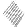 8 Pieces Screwdriver Bits 100 mm Length Hex Shank Head