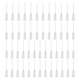 PATIKIL Blunt Tip Dispensing Needles 1 Inch, 50 Pcs 27G Industrial Liquid Dispenser Needle with Lure Lock for Refilling Liquid Inks Adhesive Glue