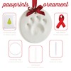 Pearhead Clay Pawprint Christmas Ornament, Pet Owner Holiday Gift, Dog