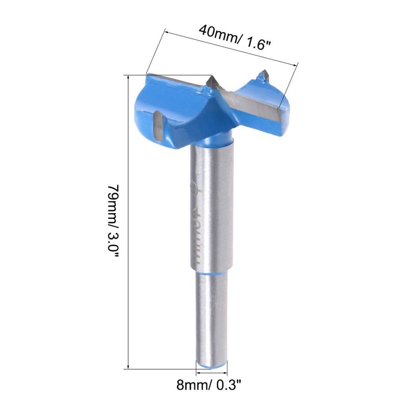 MACHSWON 2PCS Forstner Drill Bits Tungsten Carbide Wood Hole Saw