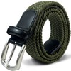 CHCSTAR Elastic Stretch Belt Men Big and Tall Belt Leather