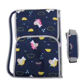 Kids Travel Tray Erasable Drawing Board Organization Pockets Activity Essentials Carseat Table Tray for Airplane Type 2