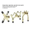 Topyond Set of 3 Reusable Billiard Bridge Heads - Aluminium