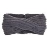 DRESHOW 4 Pack Crochet Knit Turban Headband Warm Bulky Crocheted