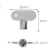 Bleed Key, 4 Pieces Radiator Key, Solid Radiator Bleed Key,