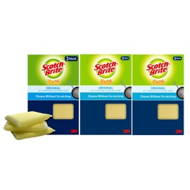 Scotch-Brite Dobie All Purpose Pads, 3-Count (Pack of 3) Total 9 Pads