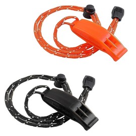 2 x Emergency Whistle, Signal Whistle, Loud Emergency, Rescue Whistle, Outdoor Emergency Whistle, Warning Whistle, Loud Emergency Hiking for Emergencies and Emergency Signals, Hiking, Camping