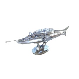 Metal Zone Nautilus 3D Metal Jigsaw Puzzle, Nautilus Submarine Model 3D Metal Puzzle for Adults, 16.6 x 3 x 5.3 cm