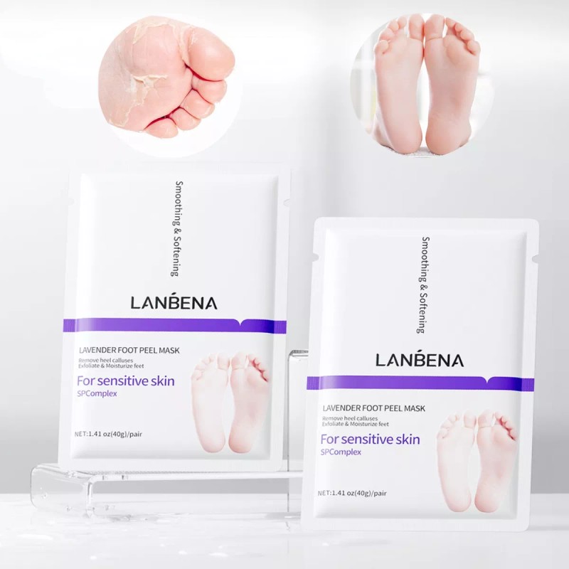 Universo en Linea Mascarilla Exfoliante Pies Lanbena Elimina Piel Muerta