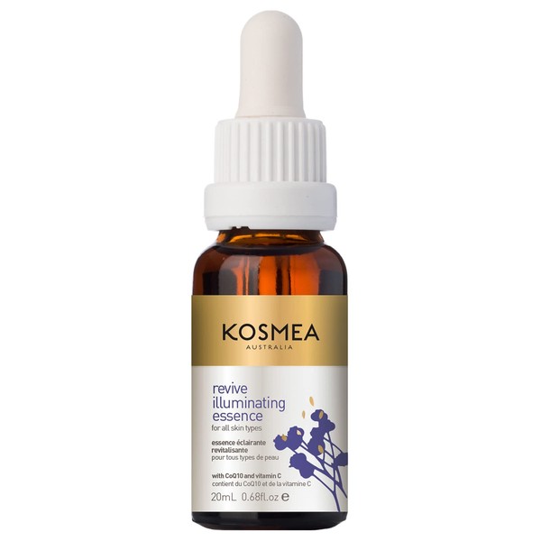 Kosmea Revive Illuminating Essence 20mL Hydrating Face Oil for All Skin Types - Superfine Facial Oil - Vitamin C Oil for Face - Daily Routine Face Care Kit