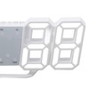 3D LED Digital Clock Time Temperature Display Night Light Alarm