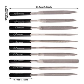 20 PCS Needle File Set,Diamond Files Set, Mini Metal Needle File File Repair Tool for Wood Working and Metal Working