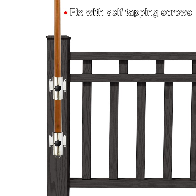 Su Ying Patio Umbrella Holder StandOutdoor Deck Mount 1.75 Diameter
