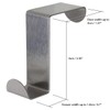 iGadgitz Home U6895 Pack of 2 Stainless Steel Over Door