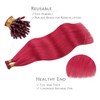 WENNALIFE I Tip Hair Extensions Human Hair 100g 100s 24