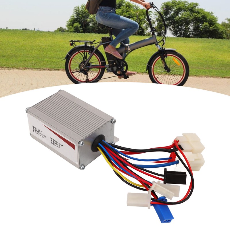 12V 250W Brushed Motor Controller Aluminum Alloy Electric Bike Controller