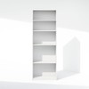 Furinno Reed 5-Tier Multipurpose Adjustable Shelf Clothing & Closet Storage