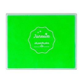 Ink Pad, 5x4'' Washable Stamp Ink Pad for Kids, Lighte Green