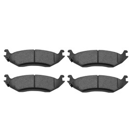 AutoShack Rear Ceramic Brake Pad Set Driver and Passenger Side Replacement for 2002-2004 Dodge Ram 1500 2004 Dodge Durango 3.7L 4.7L 5.7L 5.9L V6 V8 4WD RWD SCD898