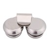 Haosie Double Dipper Palette Cup, Oil Painting Supplies, Stainless Steel